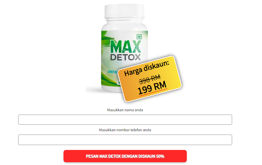 Max Detox harga di Malaysia